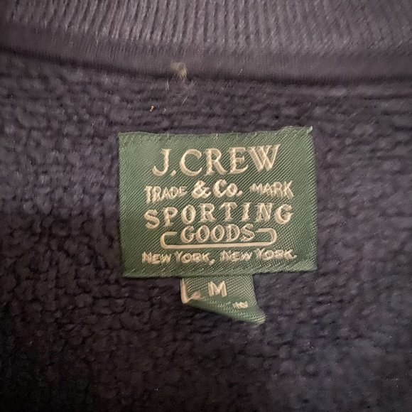 🔥: J. Crew • Navy • Wool • Quarter-Zip • Sweater • M - Picture 2 of 2